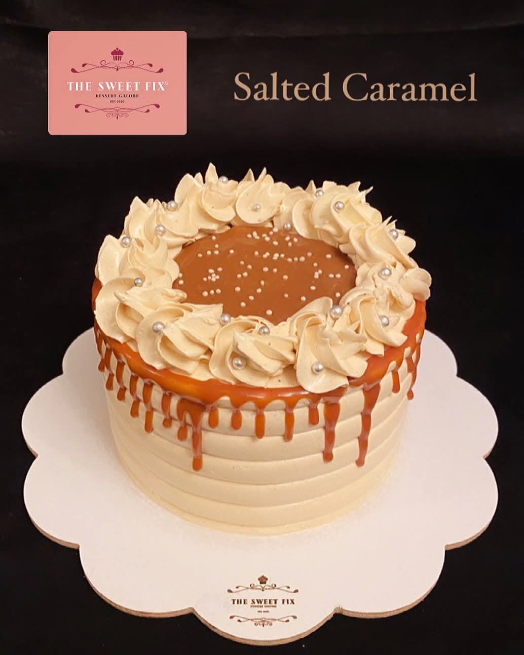 Salted Caramel Chiffon Cake