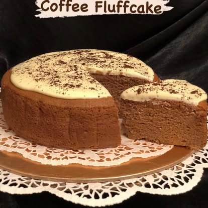 Coffee Fluff Cheesecake with Signature Cream Cheese